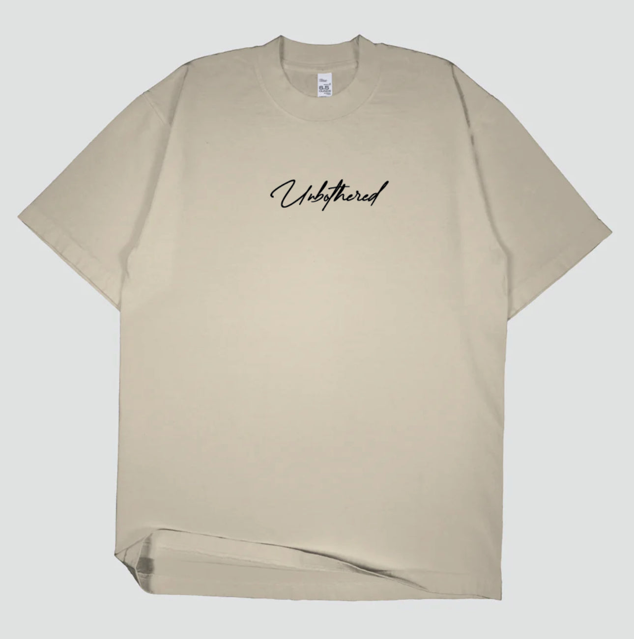 Unbothered Cursive Pump Cover - Beige